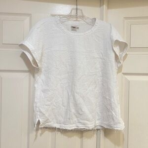 Farerty Women Large White Cotton Pullover Untuck it‎ Style Sleeveless Top Blouse